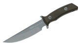 FOX knives FX-1666TK EXAGON taktický nôž 14 cm, zelená, Micarta, nylonové puzdro MOLLE