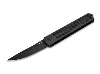 Böker Plus 01BO474 Kwaiken Grip Auto Black automatický nôž 8,5 cm, čierna, hliník, spona
