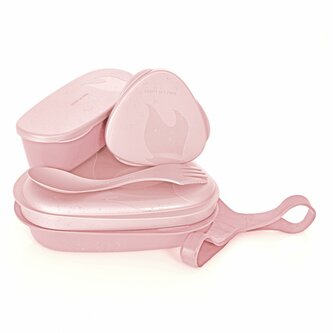 Light My Fire 2413710110 LunchKit Dusty Pink 6-dielny kempingový riad, ružový