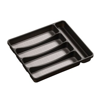 KESPER Příborník plastový šedý 32 x 29 x 4,5cm