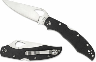 Byrd BY03GP2 Cara Cara 2 Plain vreckový nôž 9,5 cm, čierna, G10