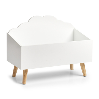 ZELLER Dětský úložný box na hračky bílý 58x28x45cm