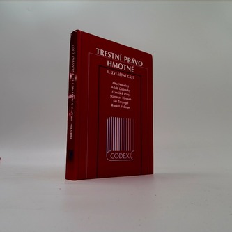 Trestní právo hmotné II. zvláštní část