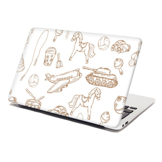 Samolepka na notebook Dětská doprava: 29x20 cm