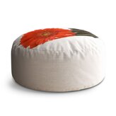 Taburet Circle Gerbera s kameny: 38x48 cm