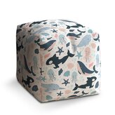 Taburet Cube Dětský mořský svět: 40x40x40 cm