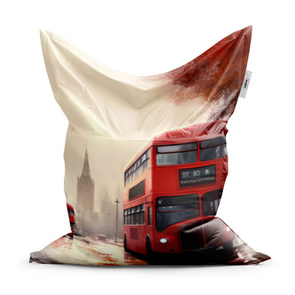 Sedací vak Classic Londýn Double-decker 1: 150x100 cm