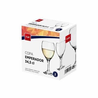 SADA SKLENIC NA BÍLÉ VÍNO 345 ML, 2KS, SKLO