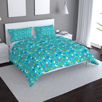 Povlečení Dudlíky a hvězdy: 140x200 / 90x70 Povlečení Dudlíky a hvězdy: 140x200 / 90x70