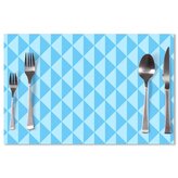 Prostírání Modré obrácené pyramidy: 40x30cm