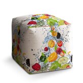 Taburet Cube Ovoce: 40x40x40 cm