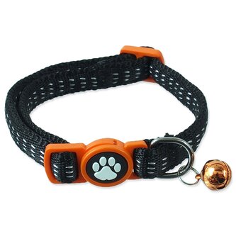 Obojek Magic Cat Nylon XS černý 1x19-31cm