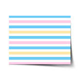Plakát Barevné pruhy: 120x80 cm