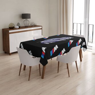 Ubrus MPERFORMANCE sportovní auto: 130x130 cm