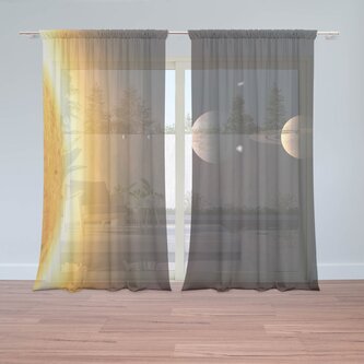 Záclony Planety: 2ks 150x250cm Záclony Planety: 2ks 150x250cm