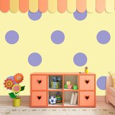 Tapeta Fialové tečky: 336x220 cm