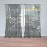 Záclony CS:GO Voják 1: 2ks 150x250cm