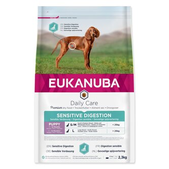 Krmivo EUKANUBA Daily Care Puppy Sensitive Digestion 2,3kg