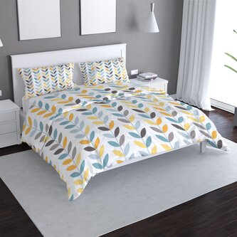 Povlečení Barevné lístky: 140x220 / 90x70 Povlečení Barevné lístky: 140x220 / 90x70