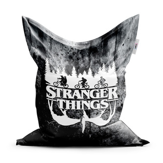 Sedací vak Classic Stranger Things White: 150x100 cm Sedací vak Classic Stranger Things White: 150x100 cm