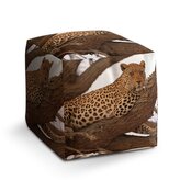 Taburet Cube Levhart 2: 40x40x40 cm