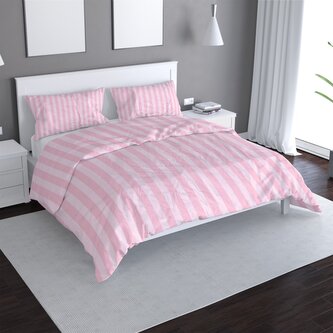 Povlečení Růžové pruhy: 140x200 / 90x70 Povlečení Růžové pruhy: 140x200 / 90x70