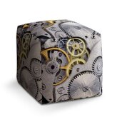 Taburet Cube Hodinový strojek: 40x40x40 cm