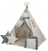 Stan pro děti týpí + výbava STAR - sv. béžová/mátová