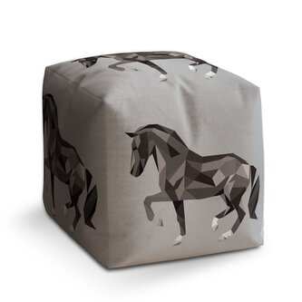 Taburet Cube Kůň: 40x40x40 cm Taburet Cube Kůň: 40x40x40 cm