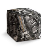 Taburet Cube Pohled z mrakodrapu: 40x40x40 cm