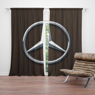 Závěs Logo 5 Dřevo: 2ks 140x250cm Závěs Logo 5 Dřevo: 2ks 140x250cm