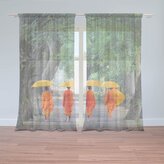 Záclony Mniši: 2ks 150x250cm