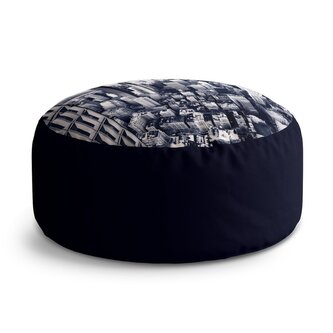 Taburet Circle Mrakodrapy 2: 38x48 cm