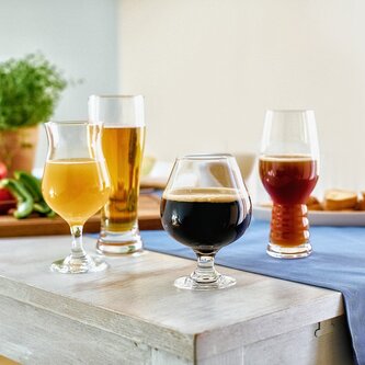 Sada sklenic | ZEVE | na pivo | 4 kusy | 894249 Homla