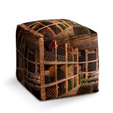 Taburet Cube Vinný sklípek: 40x40x40 cm