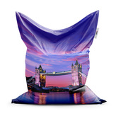 Sedací vak Classic Londýn Tower Bridge: 150x100 cm