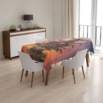 Ubrus New York Západ slunce: 145x240 cm