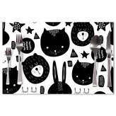 Prostírání Kočička a medvěd: 40x30cm