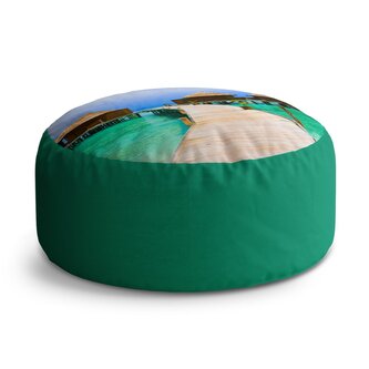 Taburet Circle Bungalovy na moři: 38x48 cm Taburet Circle Bungalovy na moři: 38x48 cm