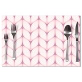 Prostírání Bledě růžové pletení: 40x30cm