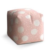 Taburet Cube Bílé fleky: 40x40x40 cm