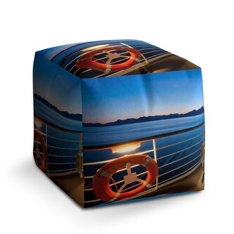 Taburet Cube Pohled z lodě: 40x40x40 cm Taburet Cube Pohled z lodě: 40x40x40 cm