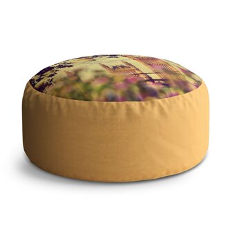 Taburet Circle Londýn Big Ben Flowers: 38x48 cm Taburet Circle Londýn Big Ben Flowers: 38x48 cm
