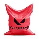 Sedací vak Classic VALORANT Red: 150x100 cm