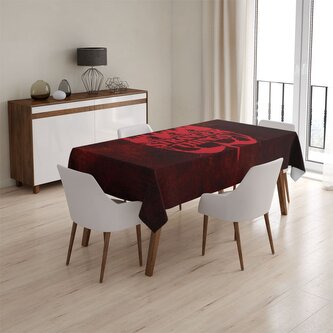 Ubrus Stranger Things Red: 130x130 cm