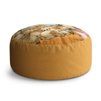 Taburet Circle Sloni: 38x48 cm Taburet Circle Sloni: 38x48 cm