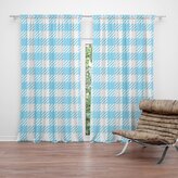 Závěs Čtvercový vzor: 2ks 140x250cm