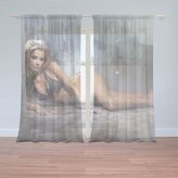 Záclony Sexy žena: 2ks 150x250cm