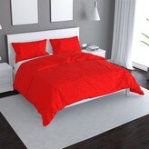 Povlečení Červená: 140x220 / 90x70