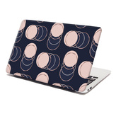 Samolepka na notebook Kruhy a puntíky: 29x20 cm